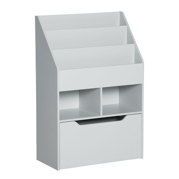 Bibliothèque Multi-Rangement - Gris
