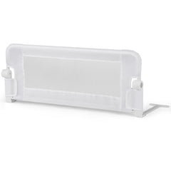 Costway Barrière de Lit Pliable avec Housse en Tissu Oxford Détachable pour Lit de Bébé Lit Simple Double Queen et King Size Blanc