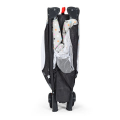 Costway Lit Parapluie pour bébé avec Matelas Roulettes Sac de transport Parc Bébé 0-36 Mois Charge Max : 15KG
