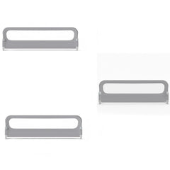 Costway Lot de 2 Barrières de Lit Pliable Ajustable de 198 CM avec Housse Amovible Gris + Barrière de Lit Bébé Pliable Ajustable de 178 CM Gris