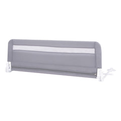 Costway Barrière de Lit Enfants 120 x 42 cmavec Sangles Barrière de Sécurité Pliable avec Tissu en Maille Respisante Angle Réglable 0°à 180° Gris