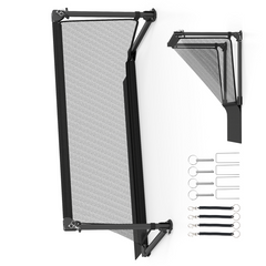 Costway But de Football pour Enfant Cage de Foot Pop-Up avec Cadre Métal Filet Piquets de Terre Sac de Rangement pour 6+ Ans 100 x 50 x 47 cm