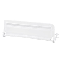 Costway Barrière de Lit Enfants 120 x 42 cmavec Sangles Barrière de Sécurité Pliable avec Tissu en Maille Respisante Angle Réglable 0°à 180° Blanc