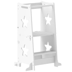 Tour d'observation enfant tour d'apprentissage enfant structure trapézoïdale blanc