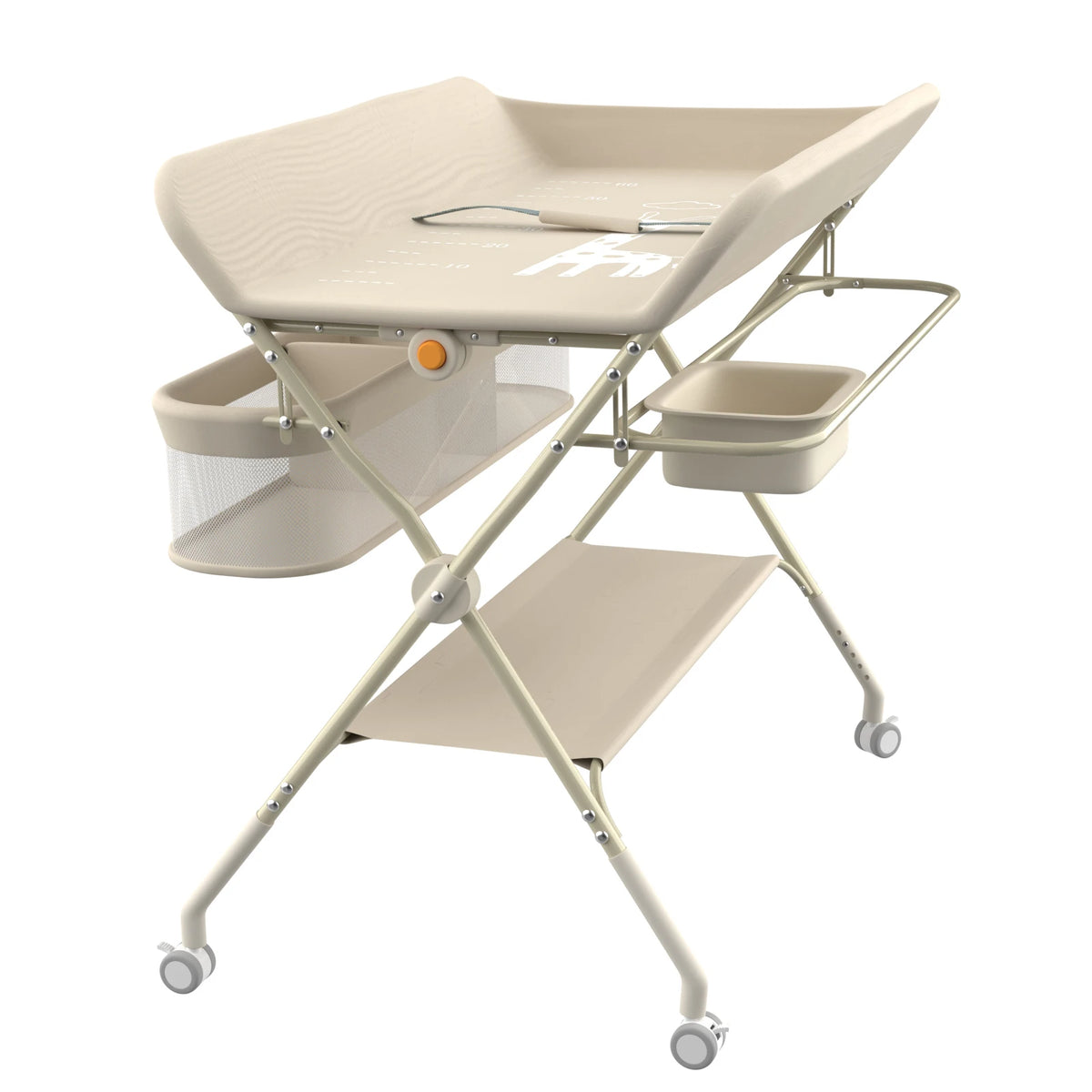 Table à langer bébé pliante – Beige