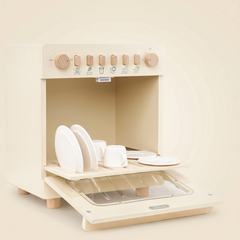 Mini lave-vaisselle Montessori en bois — packshot
