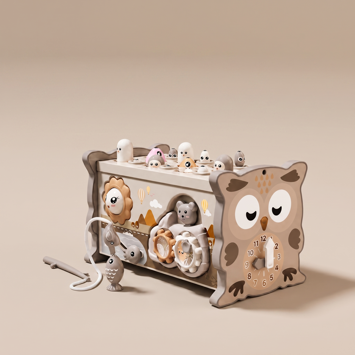 Cube d'activités hibou