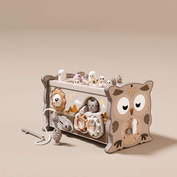 Cube d'activités hibou