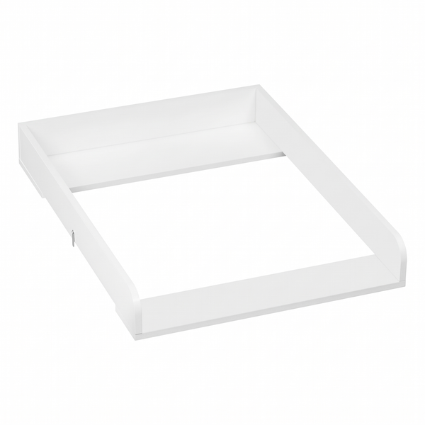 Plan à langer pour commode – 60 cm, blanc – fond blanc
