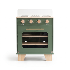 Four enfant en bois – Collection vert – fond blanc