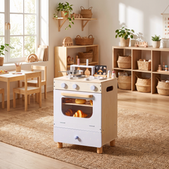 Four enfant en bois – Collection blanc – ambiance intérieur