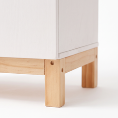 Réfrigérateur enfant en bois – Collection blanc – finition