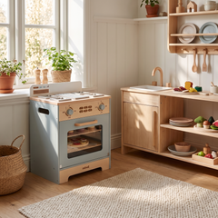 Four enfant en bois – Collection bleu – ambiance intérieur
