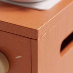 Lave-vaisselle enfant en bois – Collection orange – finition