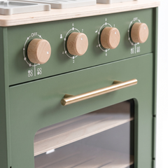Four enfant en bois – Collection vert – détail