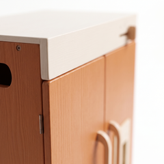 Réfrigérateur enfant en bois – Collection orange – finition