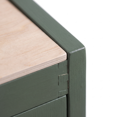 Machine à laver enfant en bois – Collection vert – finition