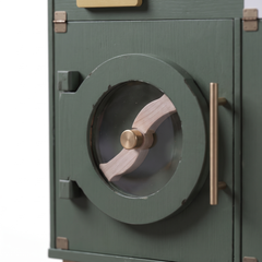 Machine à laver enfant en bois – Collection vert – détail