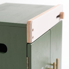 Réfrigérateur enfant en bois – Collection vert – finition