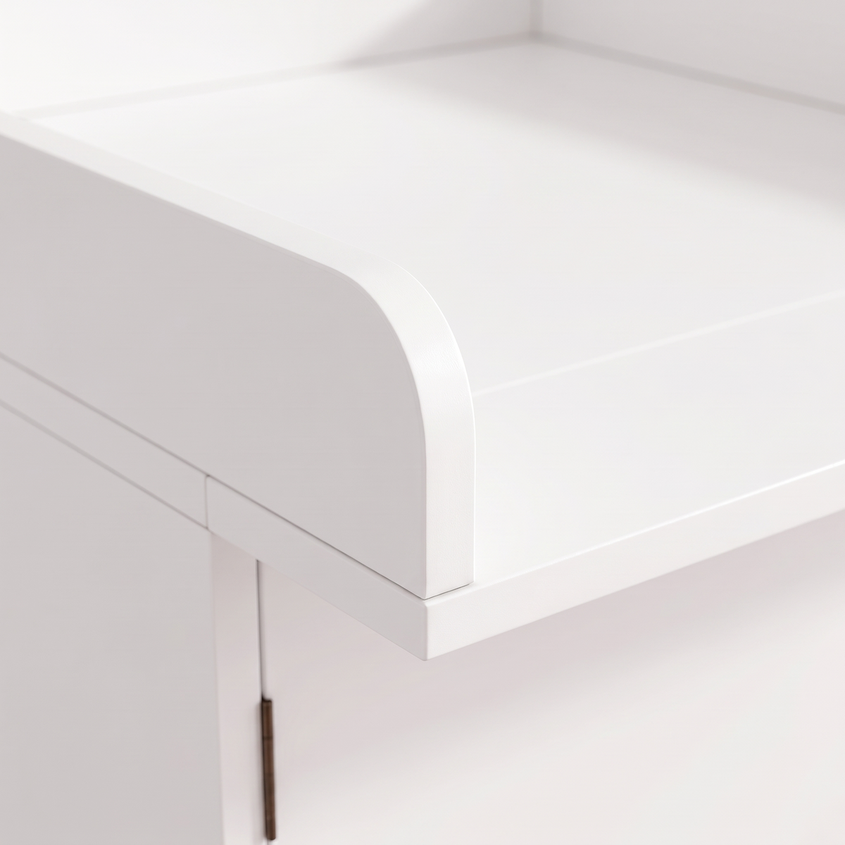 Table à langer bébé – Meuble 2 portes, 2 tiroirs et plan amovible – détail