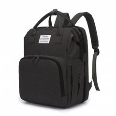 Sac à dos à langer noir