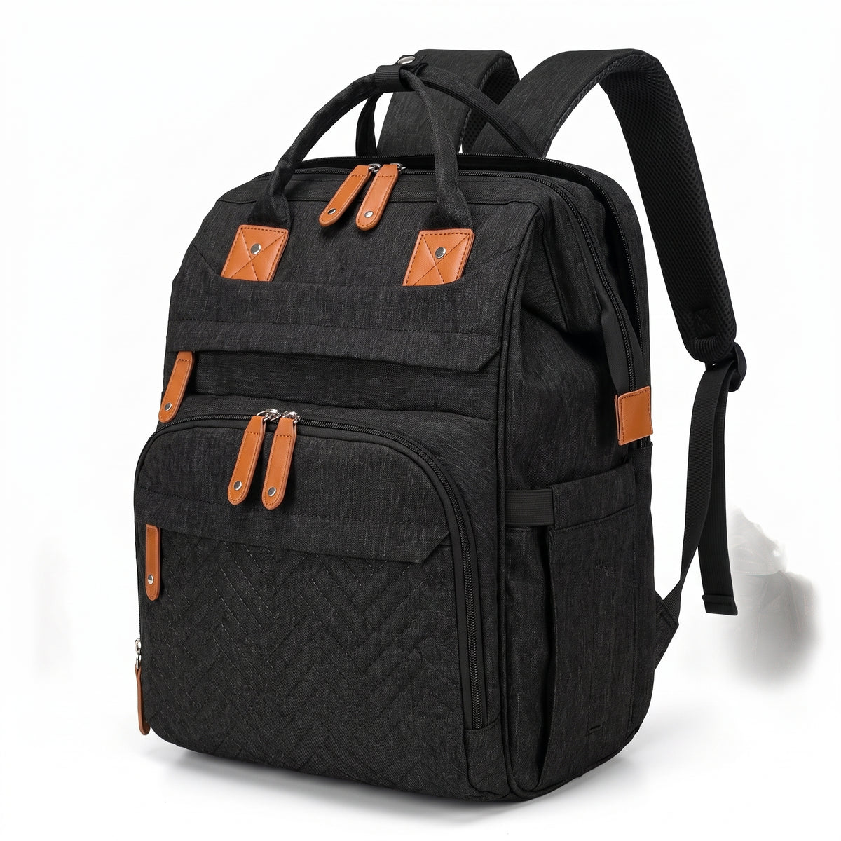 Sac à dos à langer noir