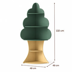 Dimensions – Étagère arbre enfant verte