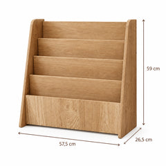 Dimensions – Bibliothèque frontale enfant