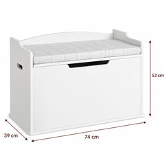 Dimensions – Coffre à jouets banc