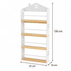 Dimensions – Étagère enfant forme maison