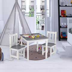 WOLTU Table et Chaise Enfant, Table Enfant avec 2 Chaises, Ensemble de Table et Chaises pour Enfant