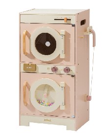 Cuisine enfant en bois – Collection rose – Machine à laver
