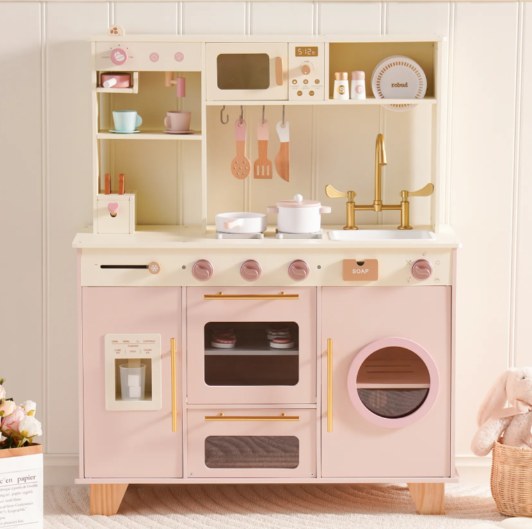 Cuisine de pâtisserie enfant en bois – Rose