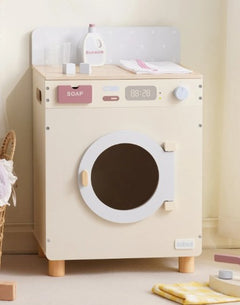 Cuisine enfant en bois – Collection blanc – Machine à laver